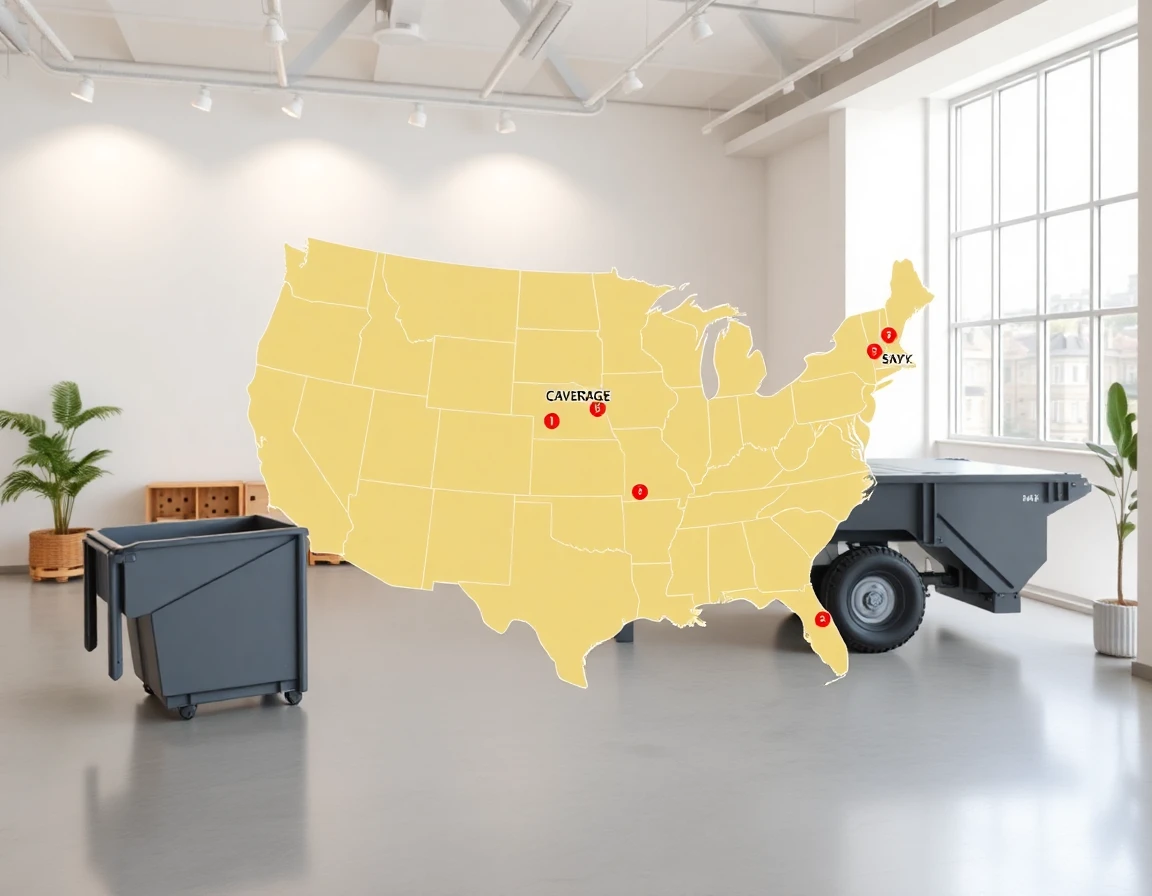 Dumpster Service Areas Map